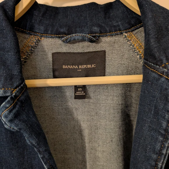 Banana Republic Blue Jean Jacket Relaxed Fit - Picture 6 of 9